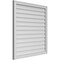 Ekena Millwork Vertical Surface Mount PVC Gable Vnt: Non-Functional, w/2"W x 1-1/2"H, Brickmould Frame, 36"W x 38"H GVPVE36X3802SN - alternate 5